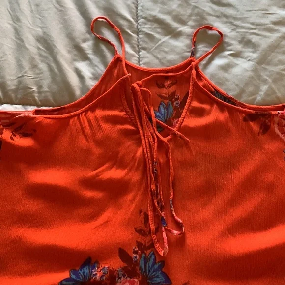 O’Neill floral boho summer tank XS oversized adjustable straps never worn - Picture 9 of 13